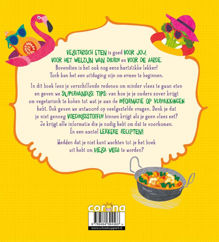 Achterkant van Mega Vega