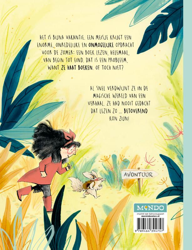 Achterkant van Ik haat boeken