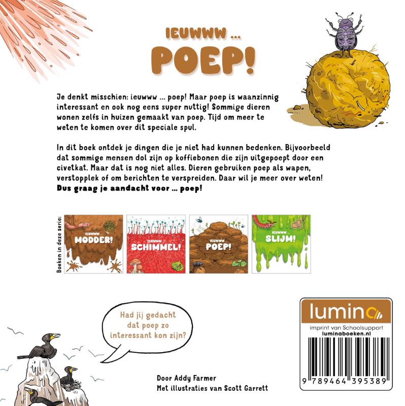 Achterkant van Poep!