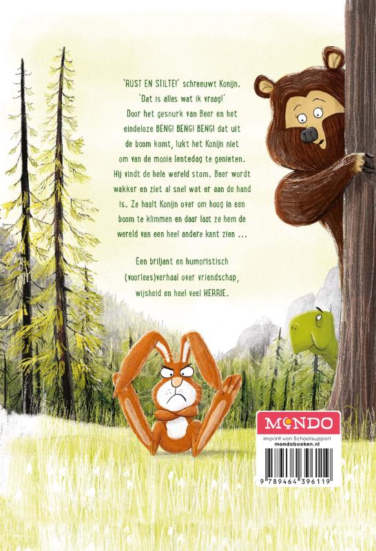 Achterkant van Herrie in het hol