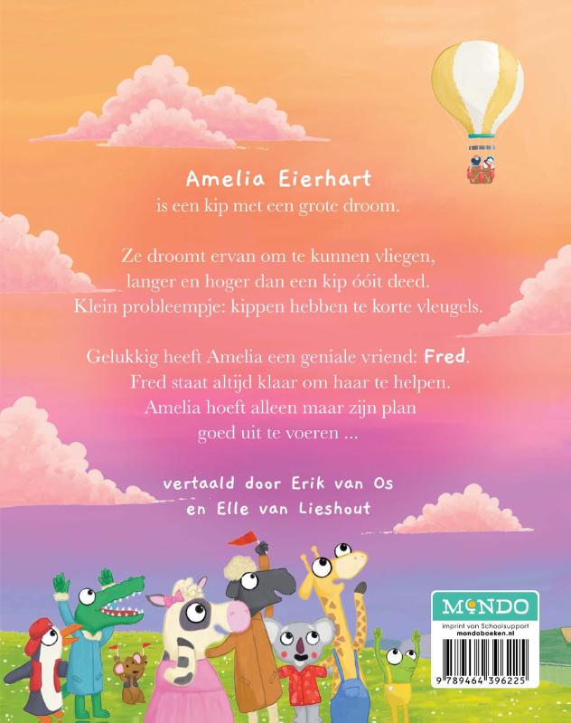 Achterkant van Een kip met springveren