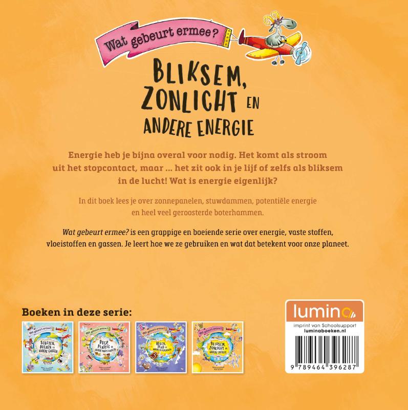 Achterkant van Bliksem, zonlicht en andere energie
