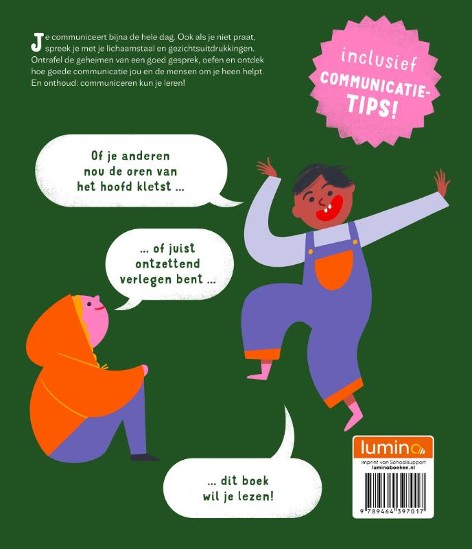 Achterkant van Communiceren kun je leren
