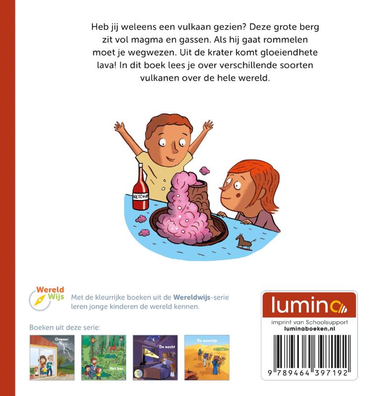 Achterkant van Vulkanen