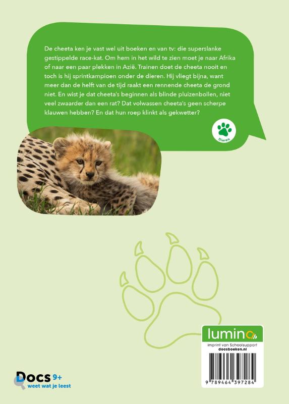 Achterkant van Cheeta's