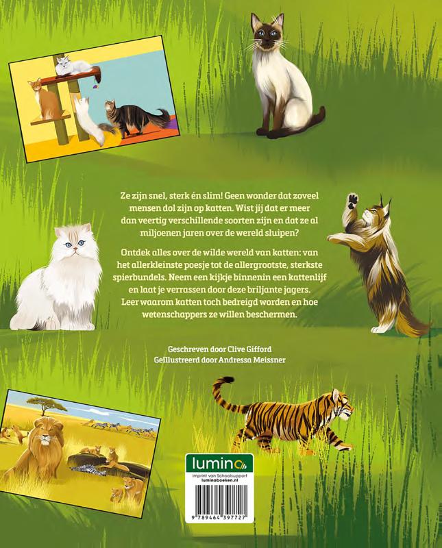 Achterkant van De wilde wereld van katten