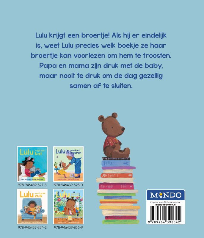 Achterkant van Lulu wordt grote zus