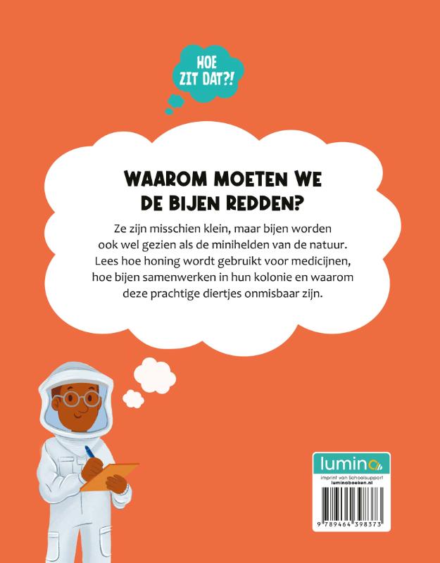 Achterkant van Waarom moeten we de bijen redden?