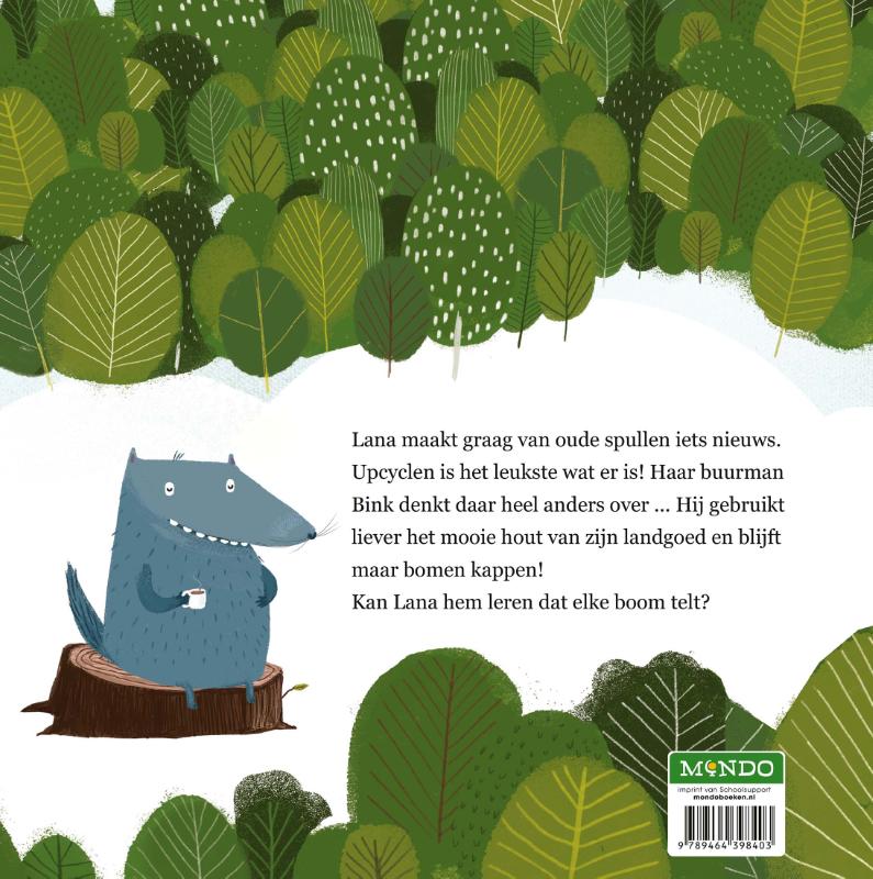 Achterkant van Elke boom telt
