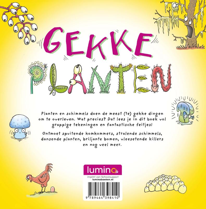 Achterkant van Gekke planten