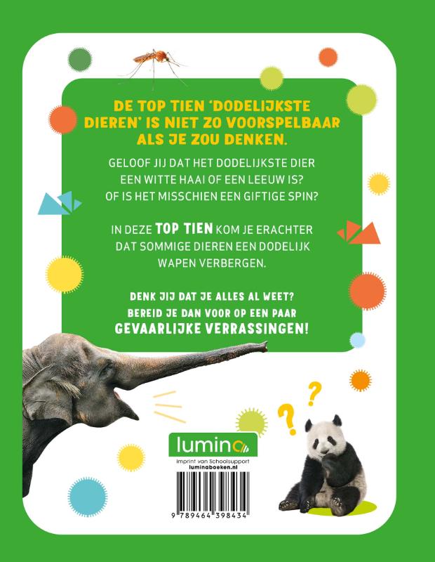Achterkant van Dodelijkste dieren