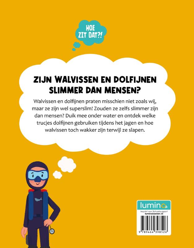 Achterkant van Zijn walvissen en dolfijnen slimmer dan mensen?