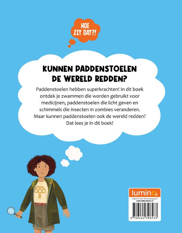 Achterkant van Kunnen paddenstoelen de wereld redden?