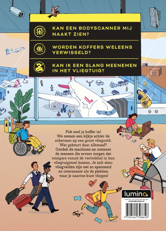 Achterkant van Een kijkje achter de schermen op het vliegveld
