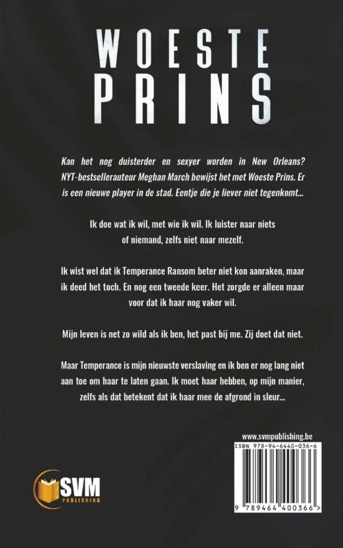 Achterkant van Woeste prins