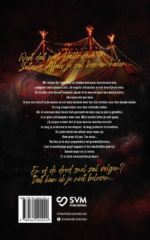 Achterkant van Satan's Affair