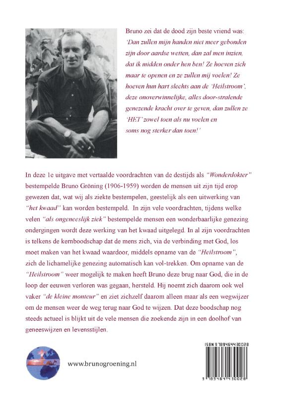 Achterkant van Bruno Gröning Toespraken 1949-1951