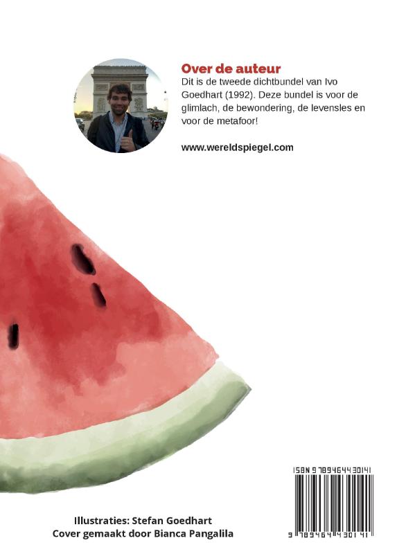 Achterkant van Gedichten uit de Andere Wereldspiegel