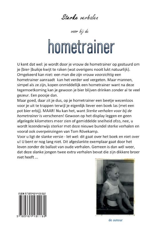 Achterkant van Sterke verhalen voor bij de hometrainer - slank!