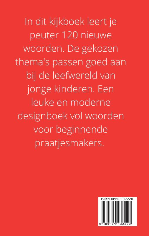 Achterkant van Mijn eerste 120 woorden