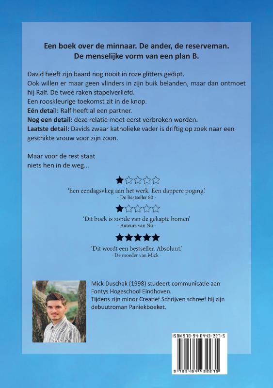 Achterkant van Paniekboeket