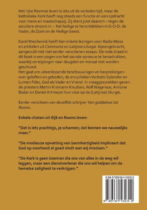 Achterkant van Rijk en Rooms leven