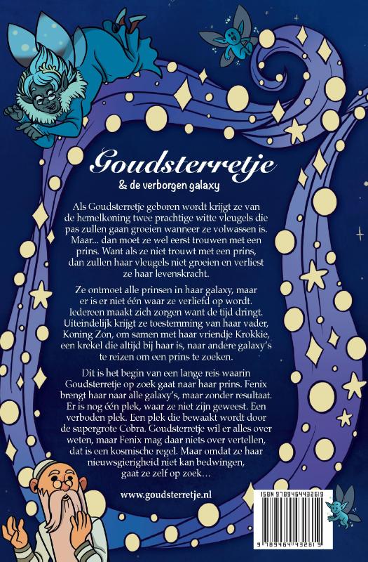 Achterkant van Goudsterretje en de verborgen Galaxy