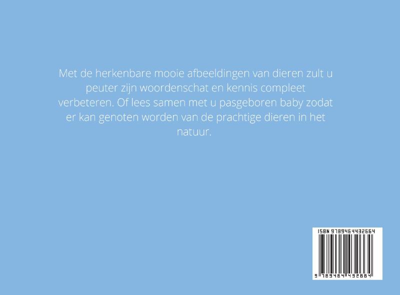 Achterkant van Mijn eerste 20 woorden dieren