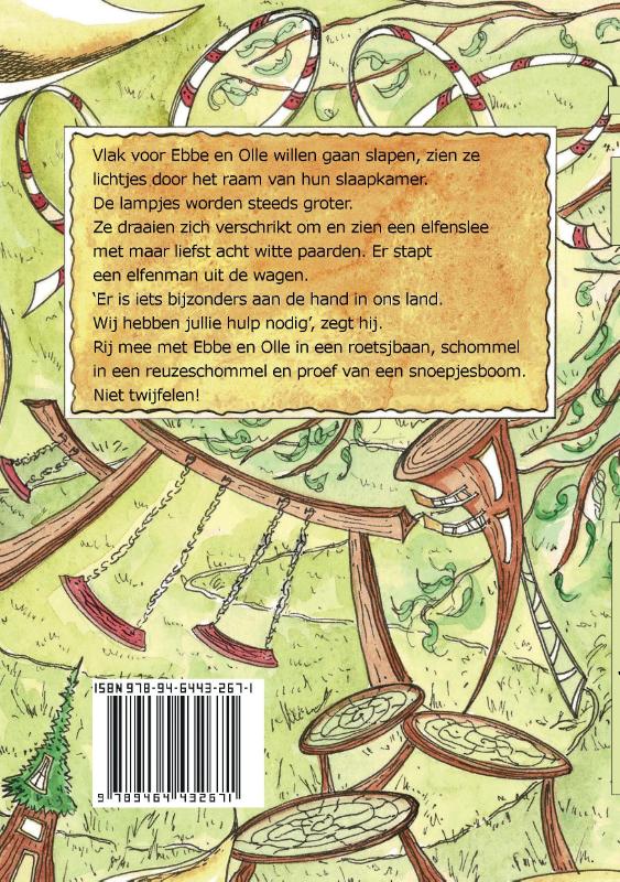 Achterkant van Ebbe en Olle bij de elfen