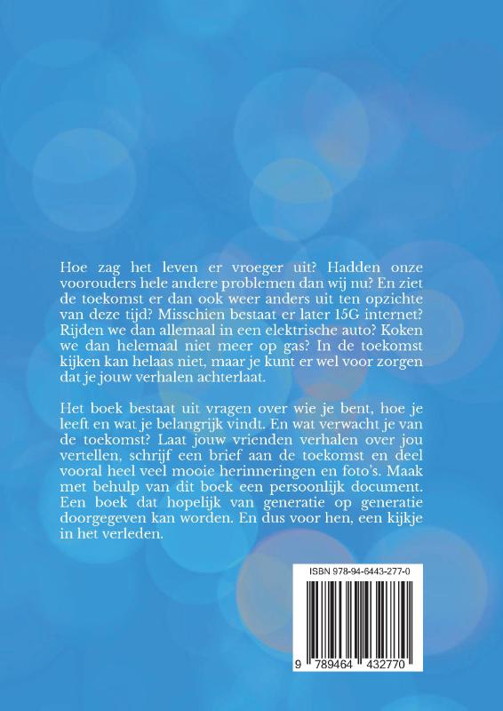 Achterkant van Verhalen van toen