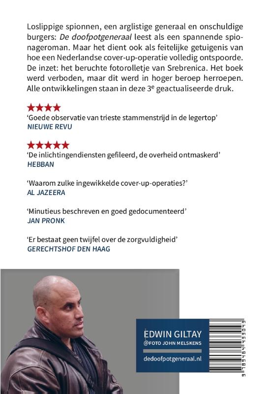 Achterkant van De doofpotgeneraal