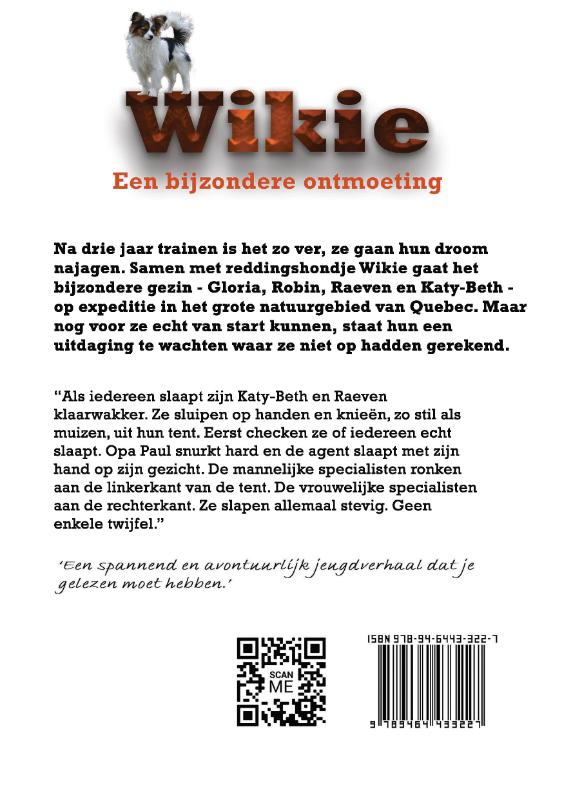 Achterkant van Wikie