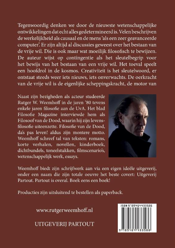 Achterkant van De Vrije Wil en de Hongerstaker