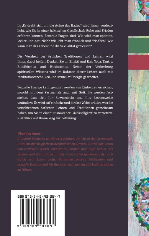 Achterkant van Es dreht sich um die Achse des Rades