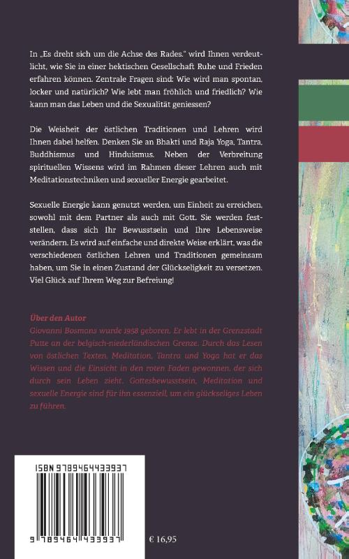 Achterkant van Es dreht sich um die Achse des rades