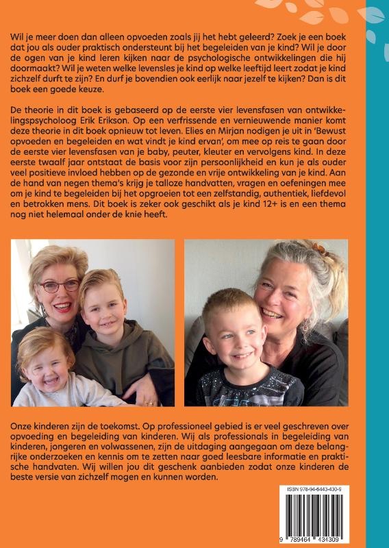 Achterkant van Bewust opvoeden en begeleiden