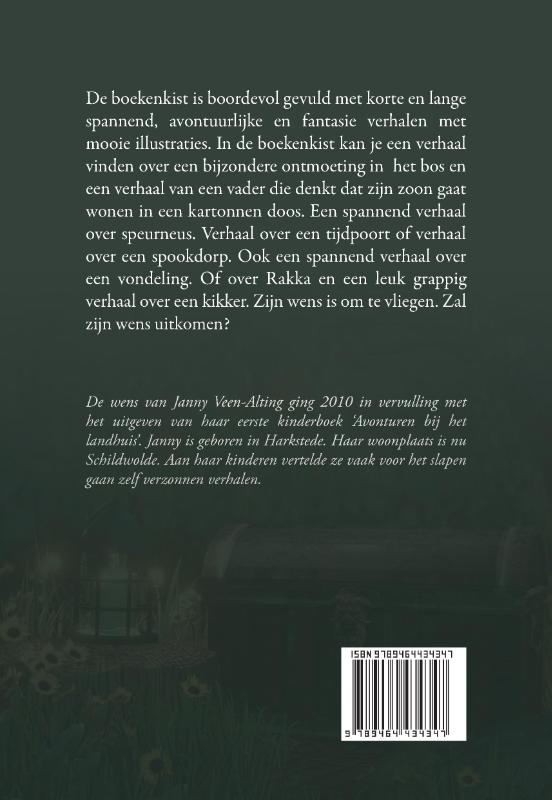 Achterkant van De Speurtocht in de Boekenkist