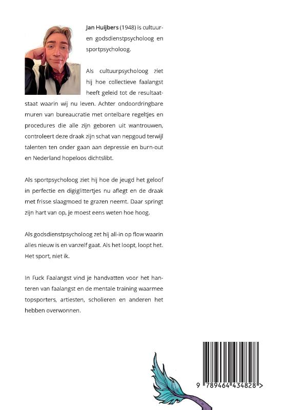 Achterkant van Fuck Faalangst
