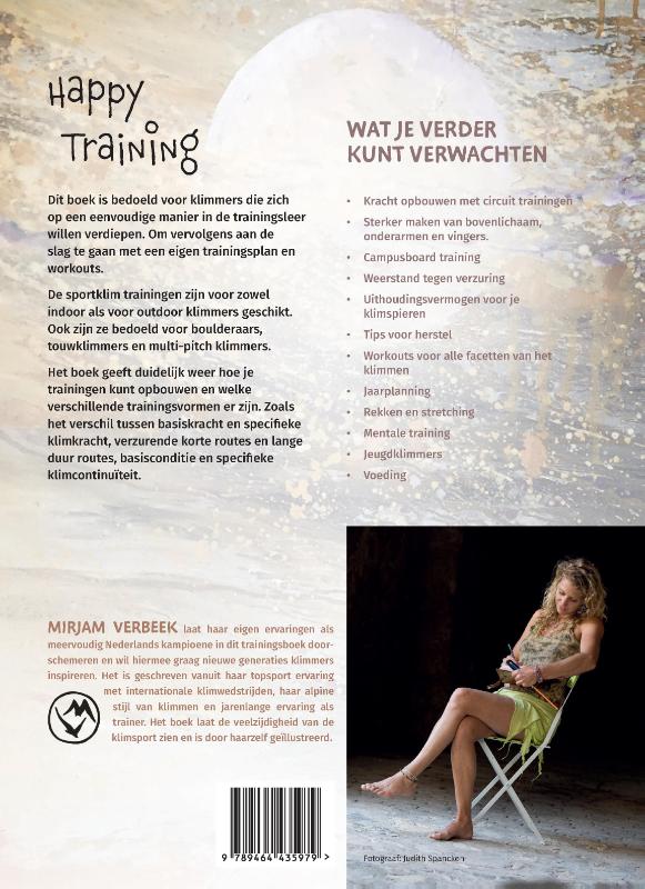 Achterkant van Happy Training