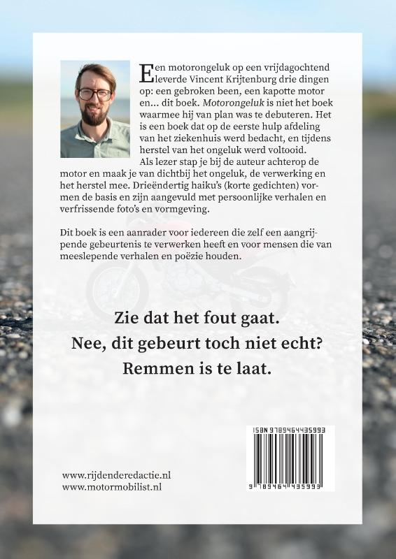 Achterkant van Motorongeluk