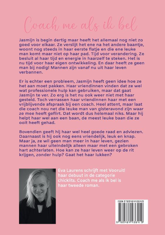 Achterkant van Coach me als ik bel