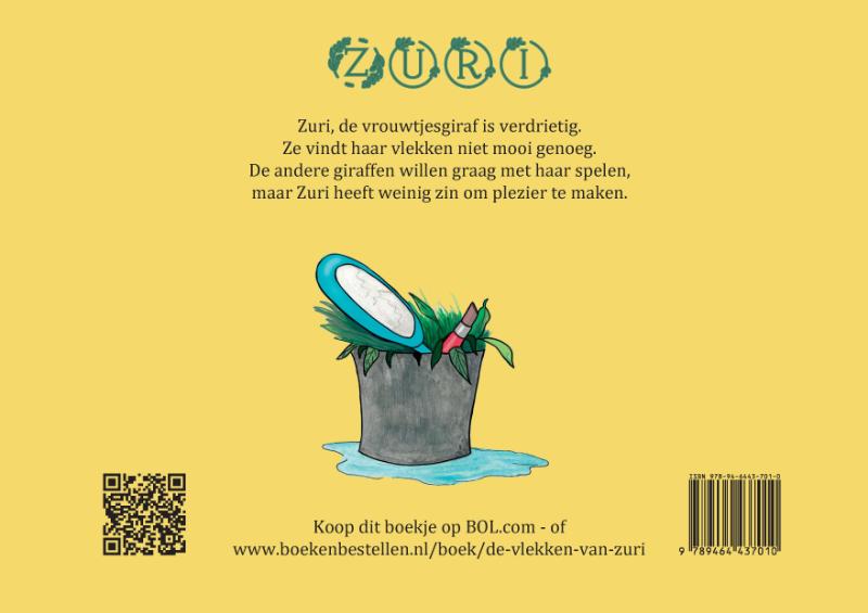 Achterkant van De vlekken van Zuri
