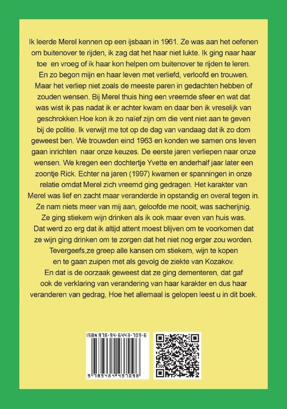 Achterkant van DE GEVOLGEN VAN SEKSUEEL MISBRUIK EN DEMENTIE DOOR DRANKMISBRUIK