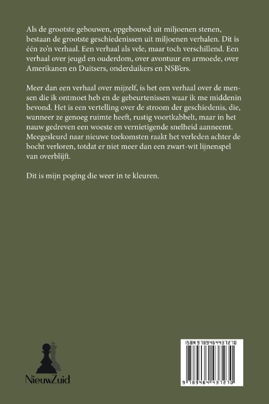 Achterkant van Kleuren van Vroeger