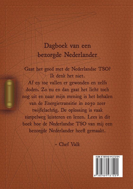 Achterkant van Dagboek van een bezorgde Nederlander