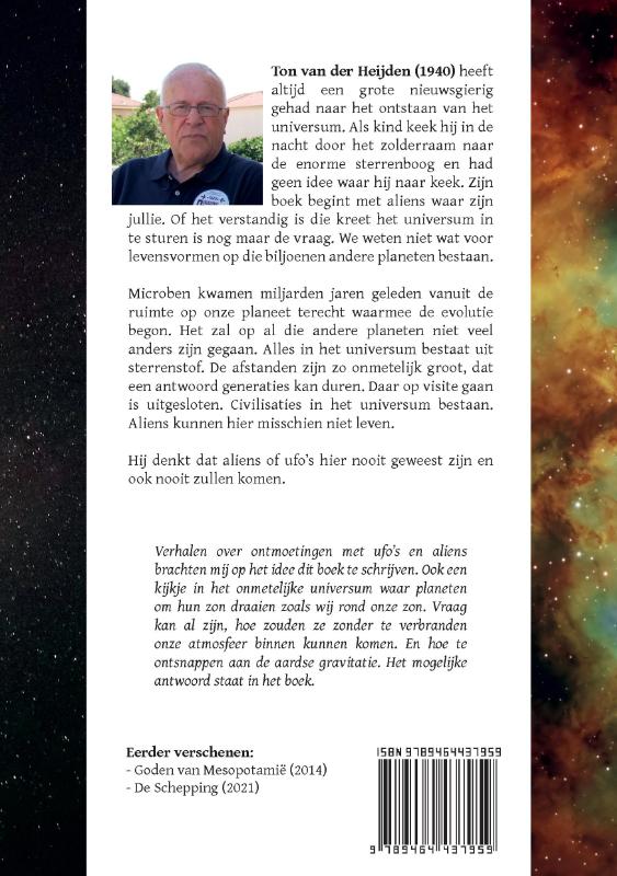 Achterkant van Mijn verhaal van het universum