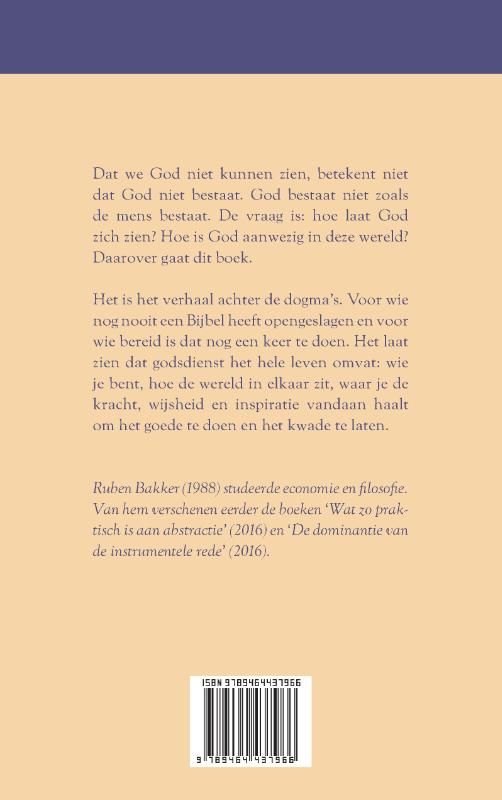 Achterkant van Het gordijn van de eeuwigheid