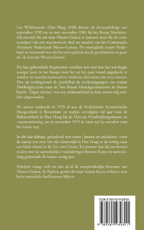 Achterkant van Erwtensoep in Biak