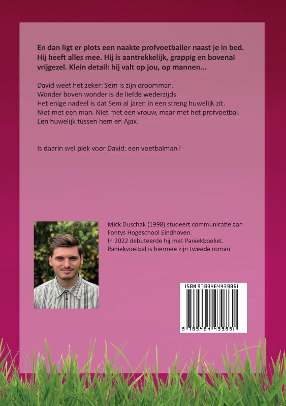 Achterkant van Paniekvoetbal