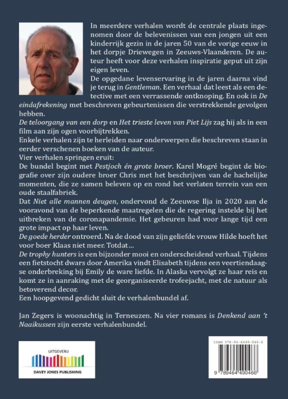 Achterkant van Denkend aan 't Naaikussen